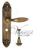Дверная ручка Venezia на планке PL90 мод. Maggiore (мат. бронза) сантехническая, повор